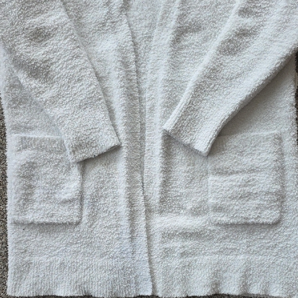 Aerie Textured Cream Women's Cardigan - Picture 3 of 4